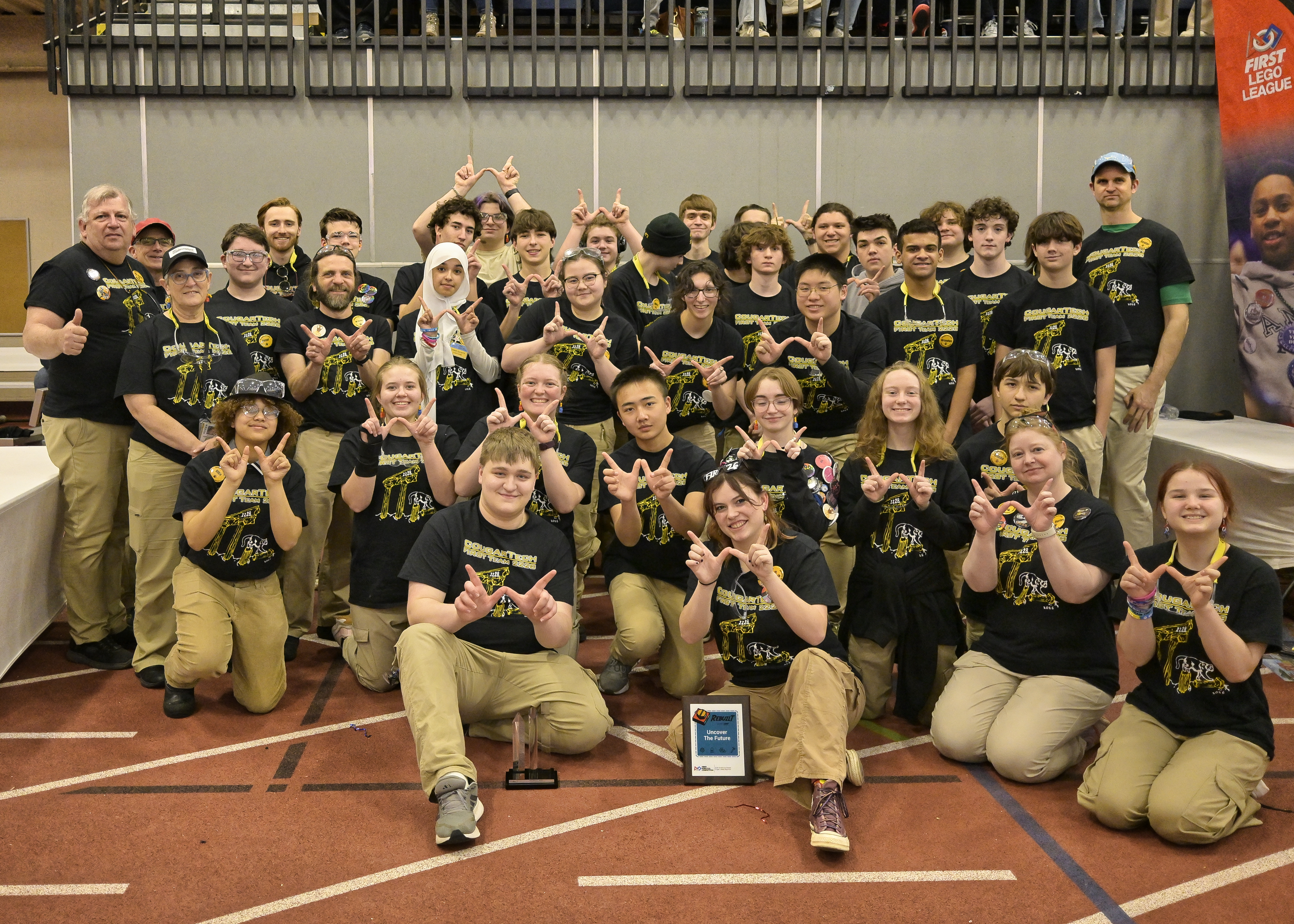 This year, our team won the creative award at the Finger Lakes Regional Competition!